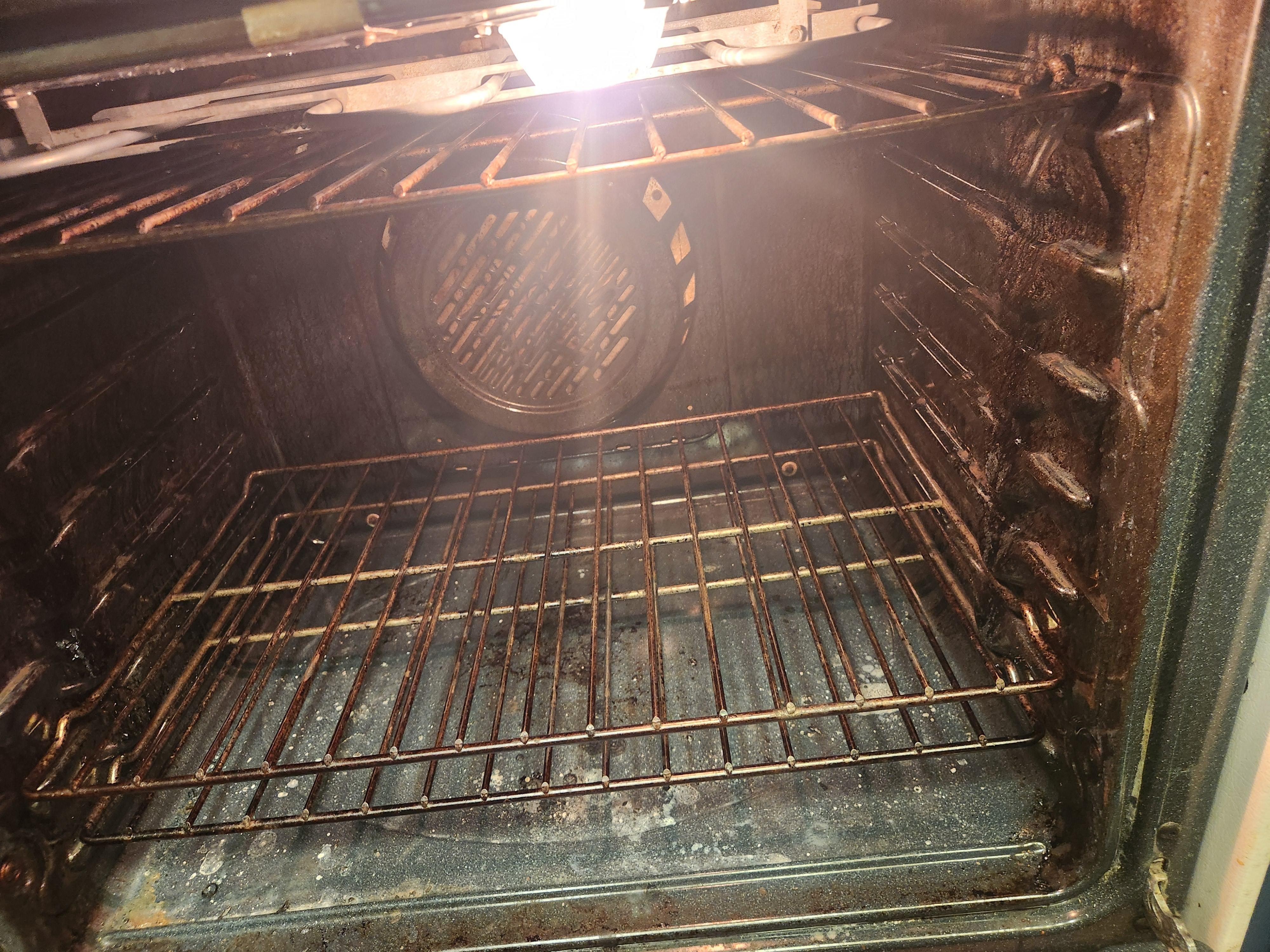 Oven was disgusting. 