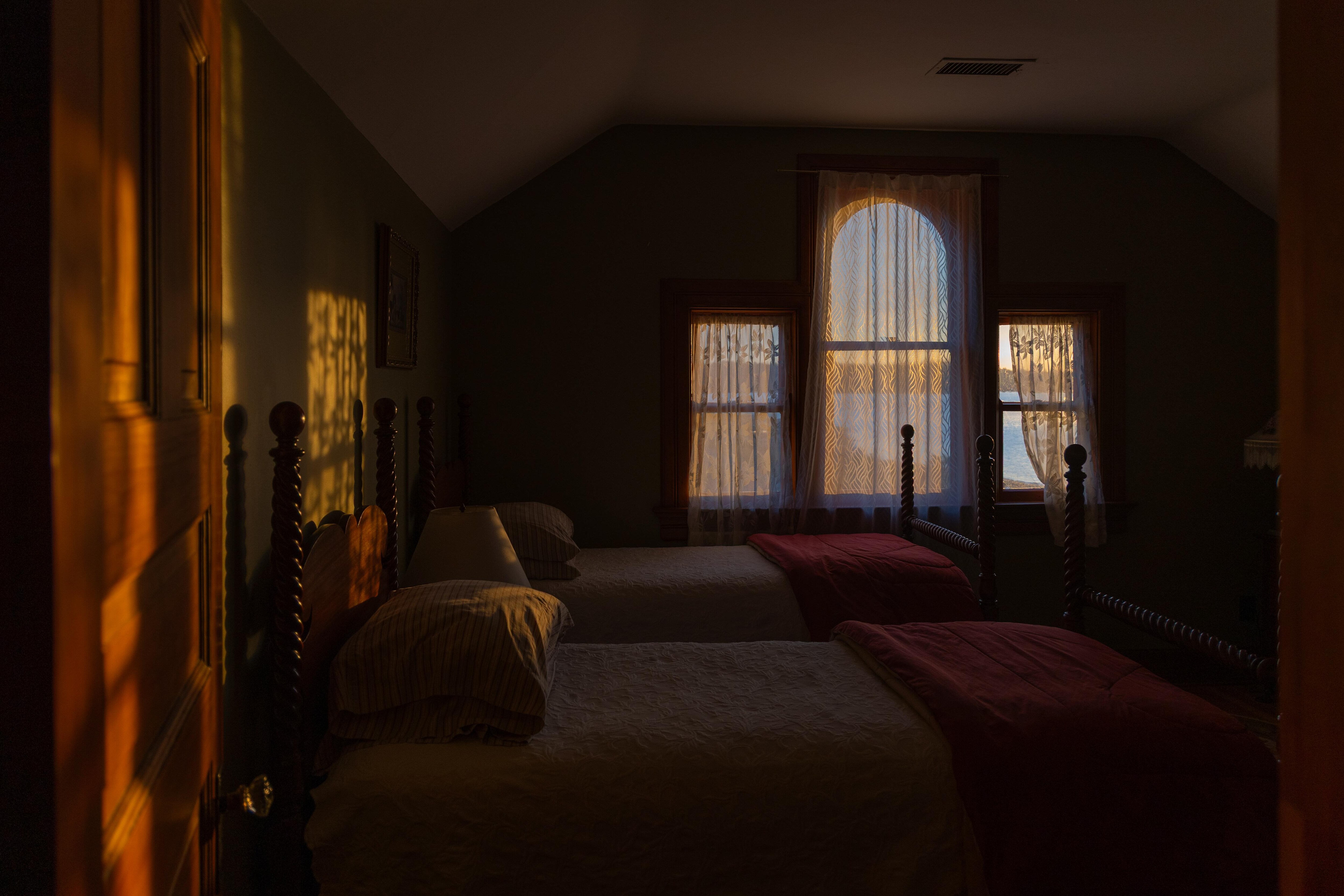 Bedroom at sunrise 