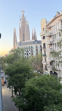 Morning view from our balcony.