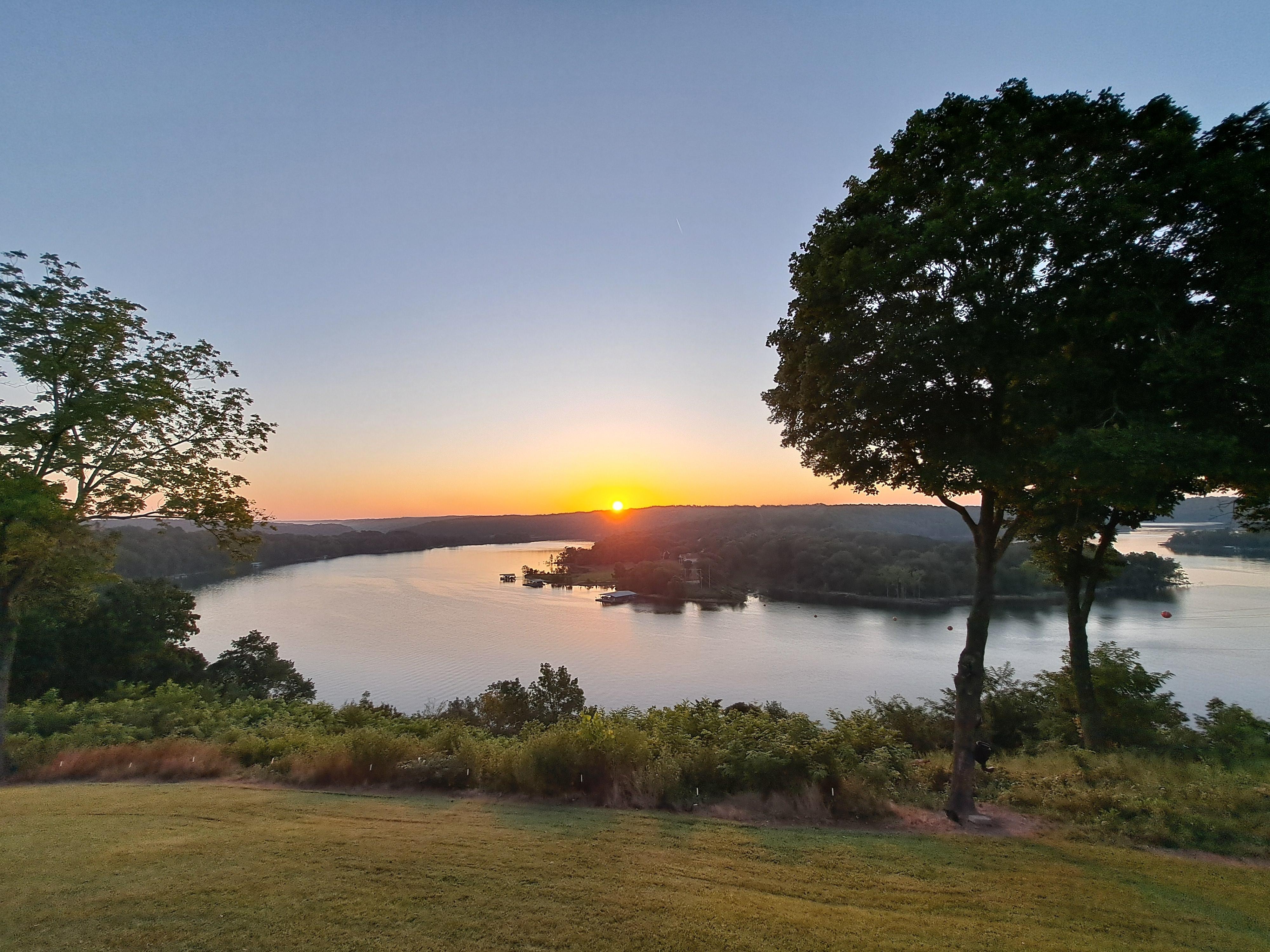 Sunrise from the deck