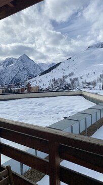 Blick von dem Balkon