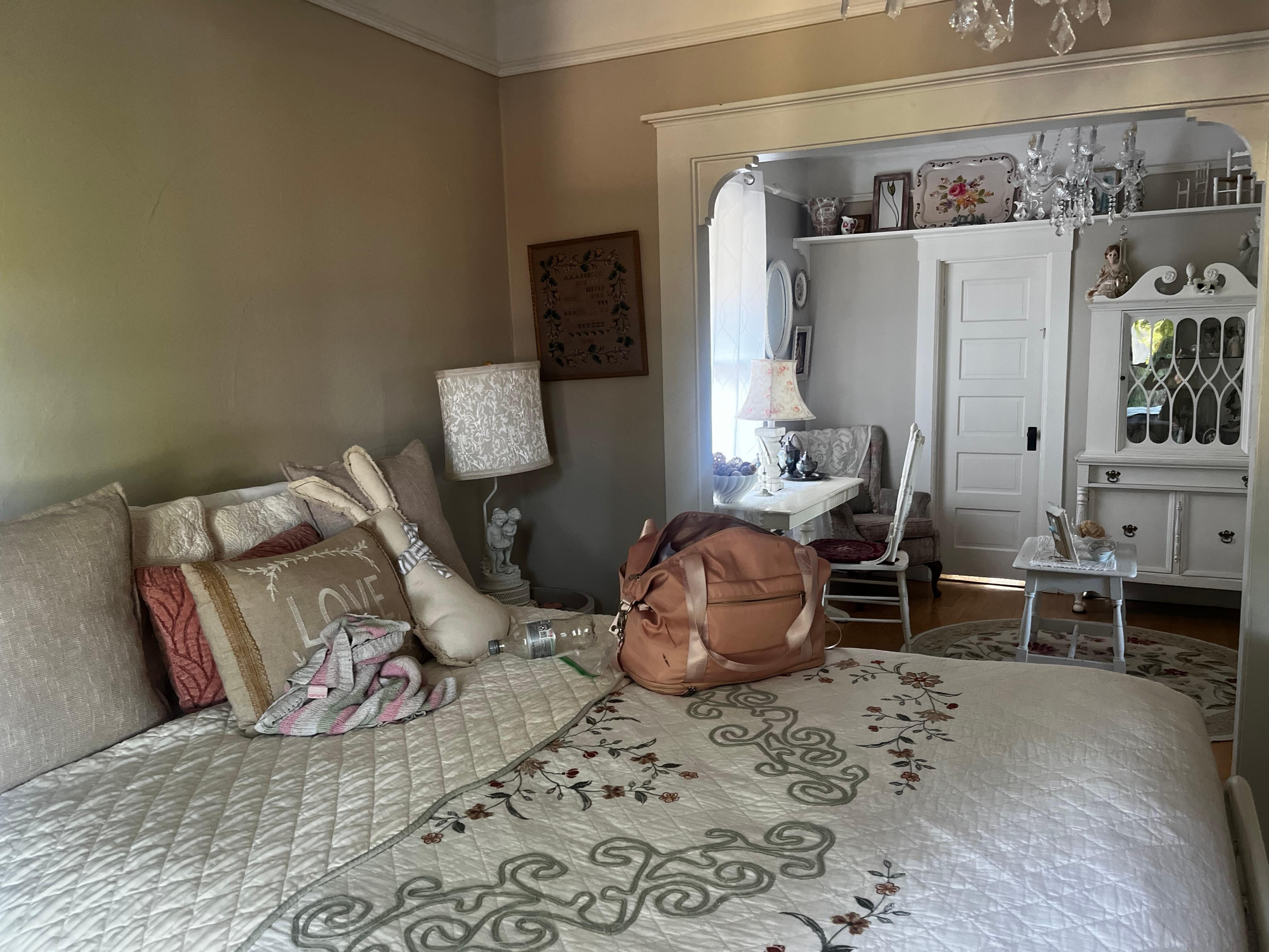 Bedroom with sitting room