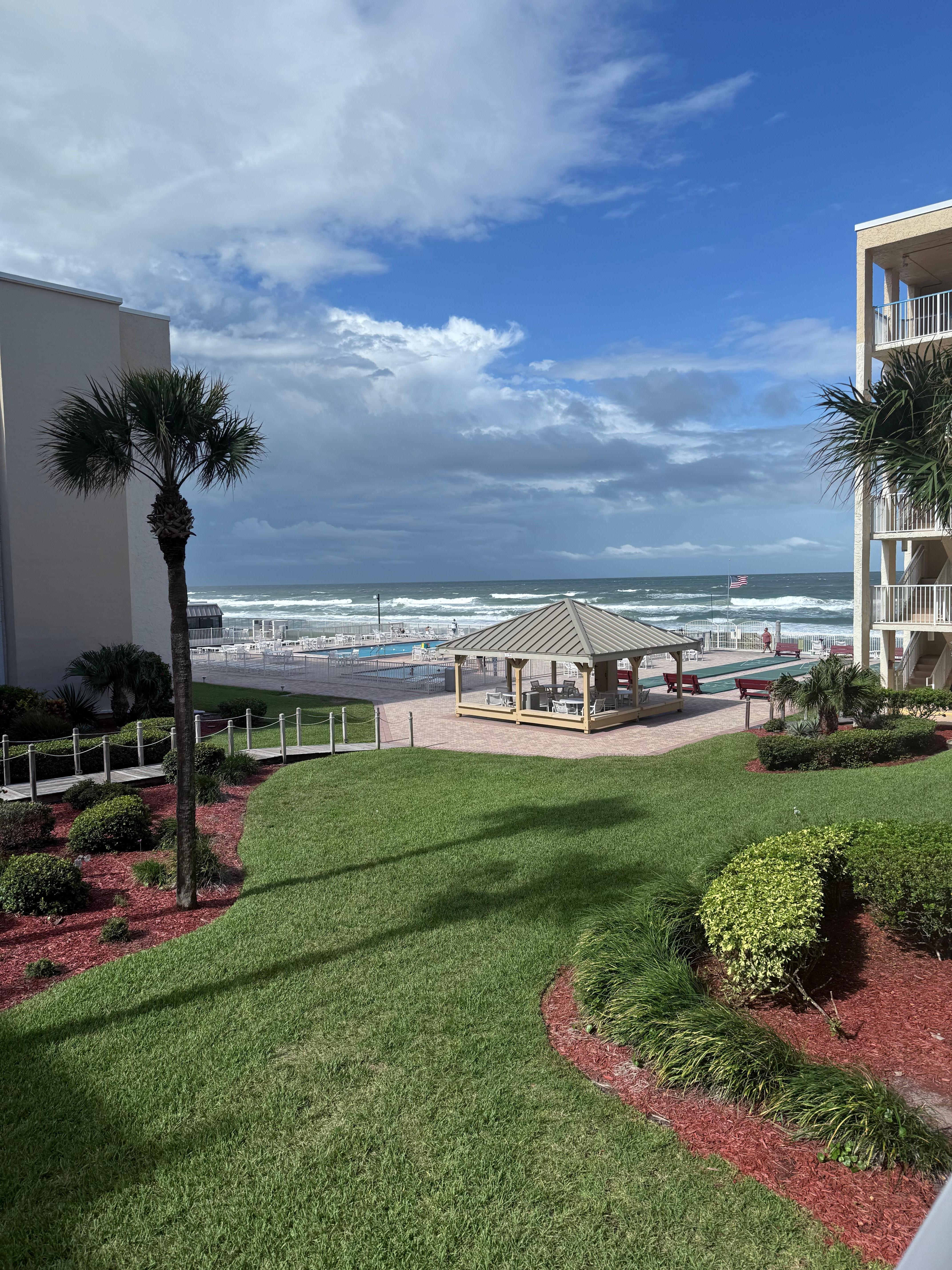 Lovely view of the pool