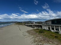 View south from pier