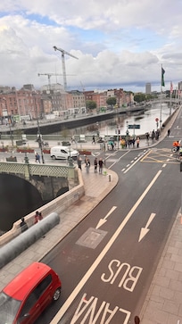 View out the kitchen window.