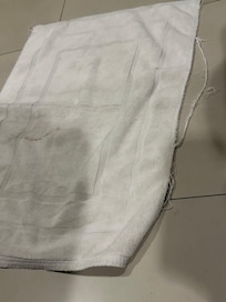 Tatty & old floor towel