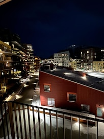 Aussicht vom Balkon.