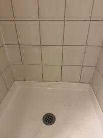 shower after it was cleaned