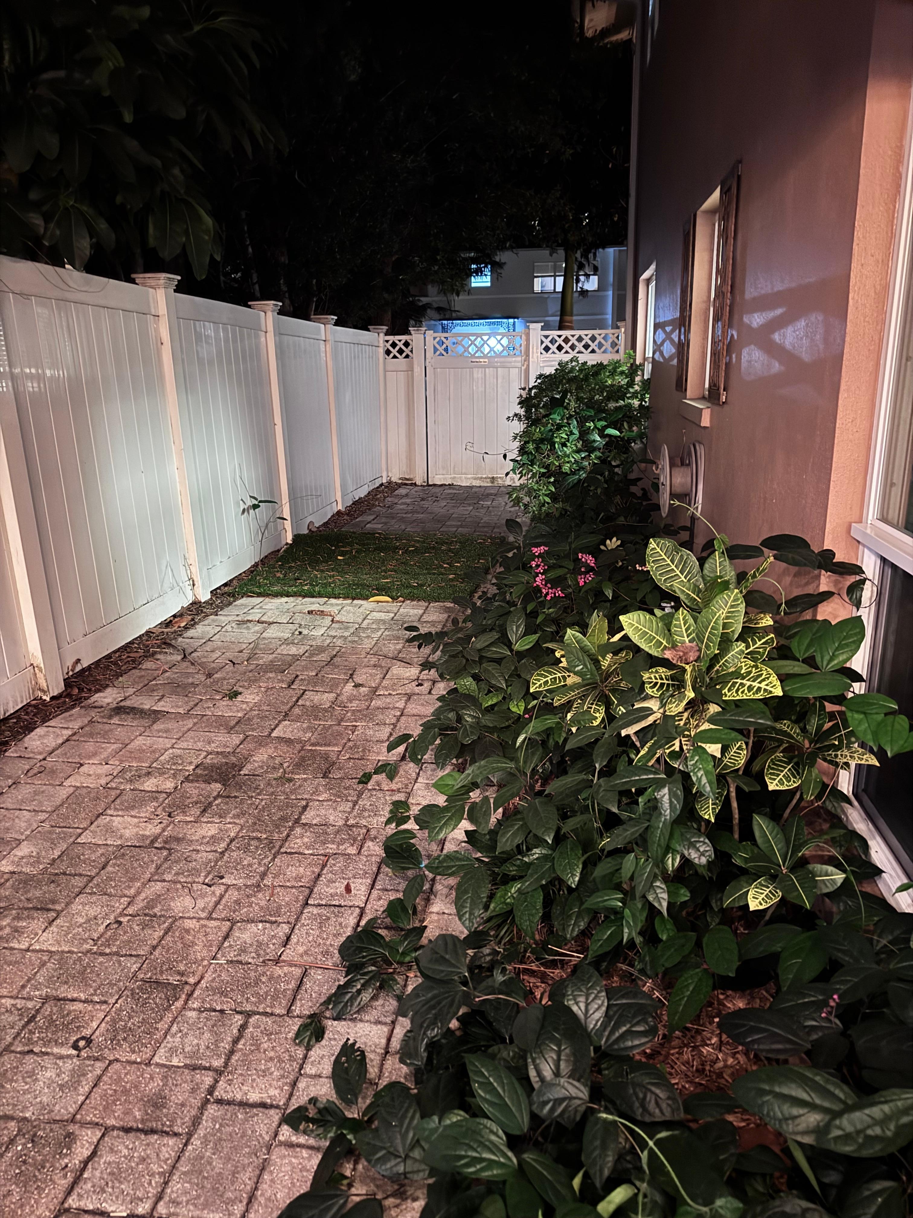 View toward front of house. 