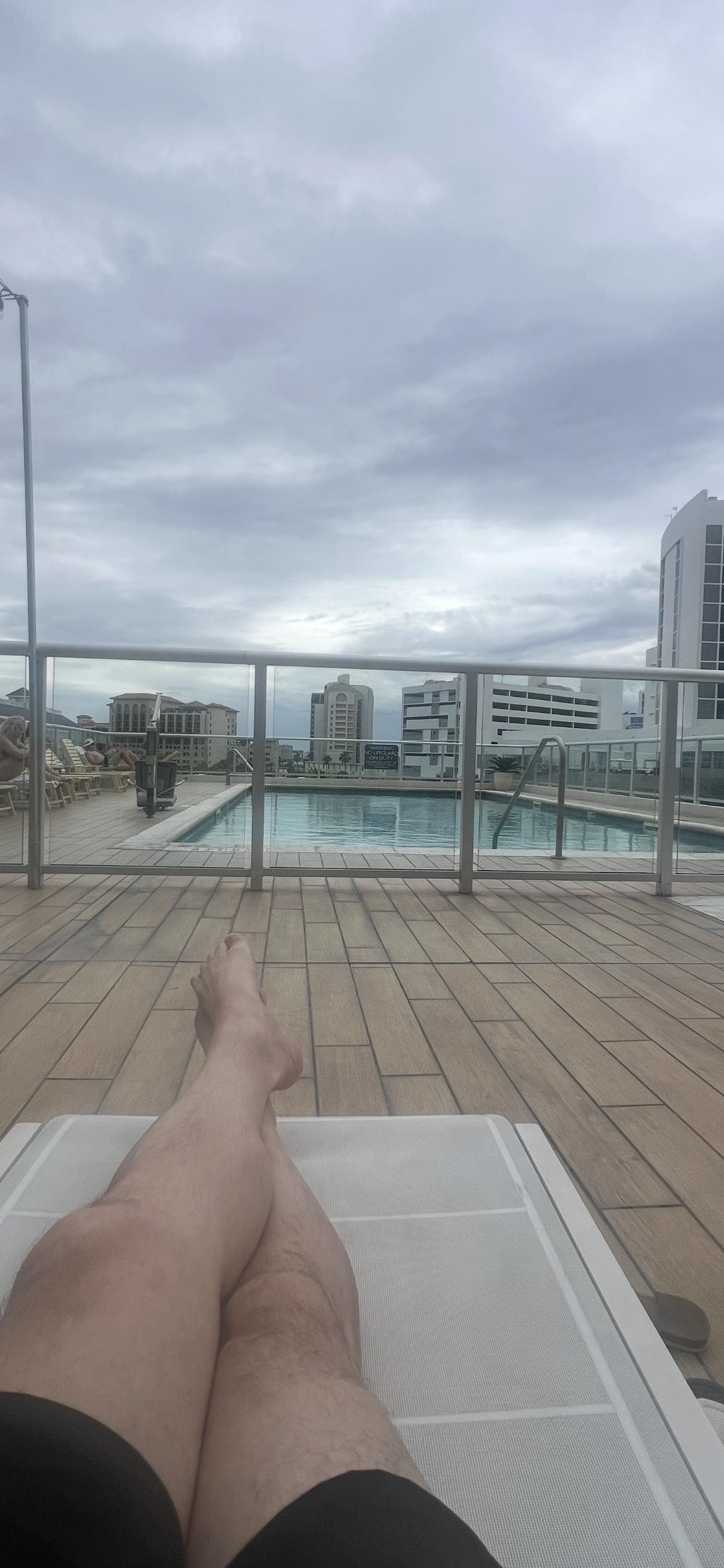 Rooftop pool