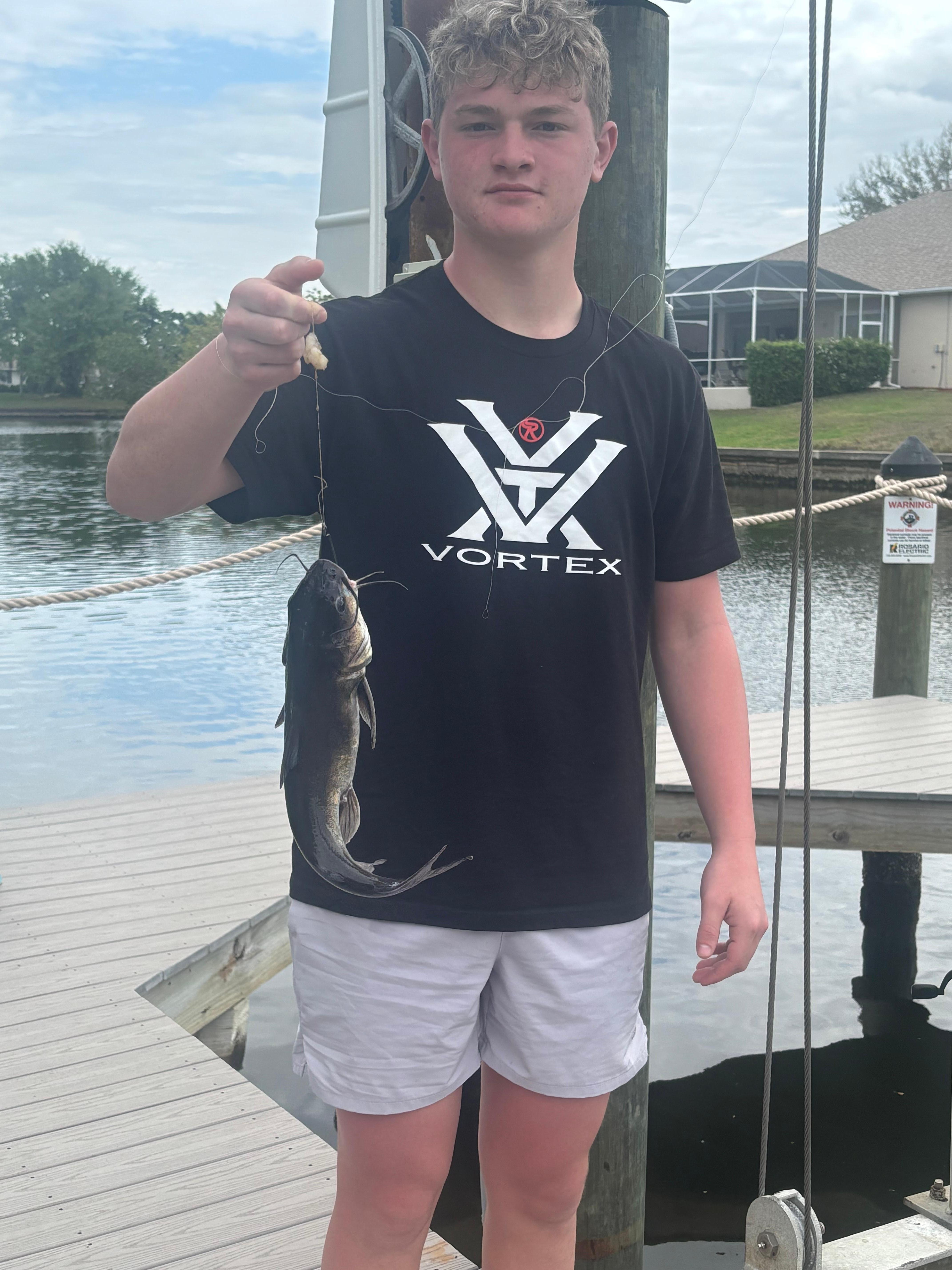 Catching catfish like crazy!  