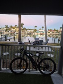 The view from the living room