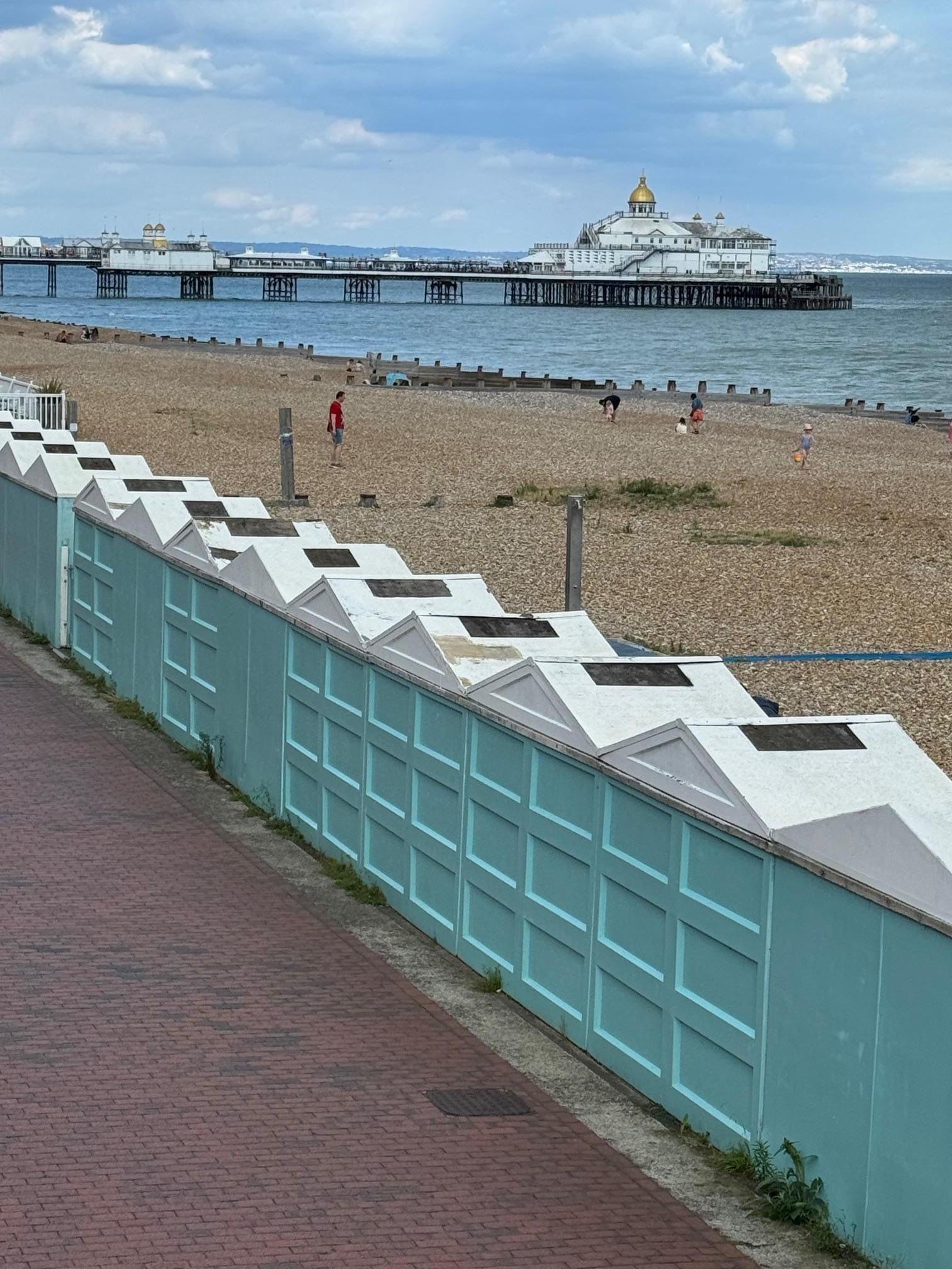 The scenery in Eastbourne is amazing.