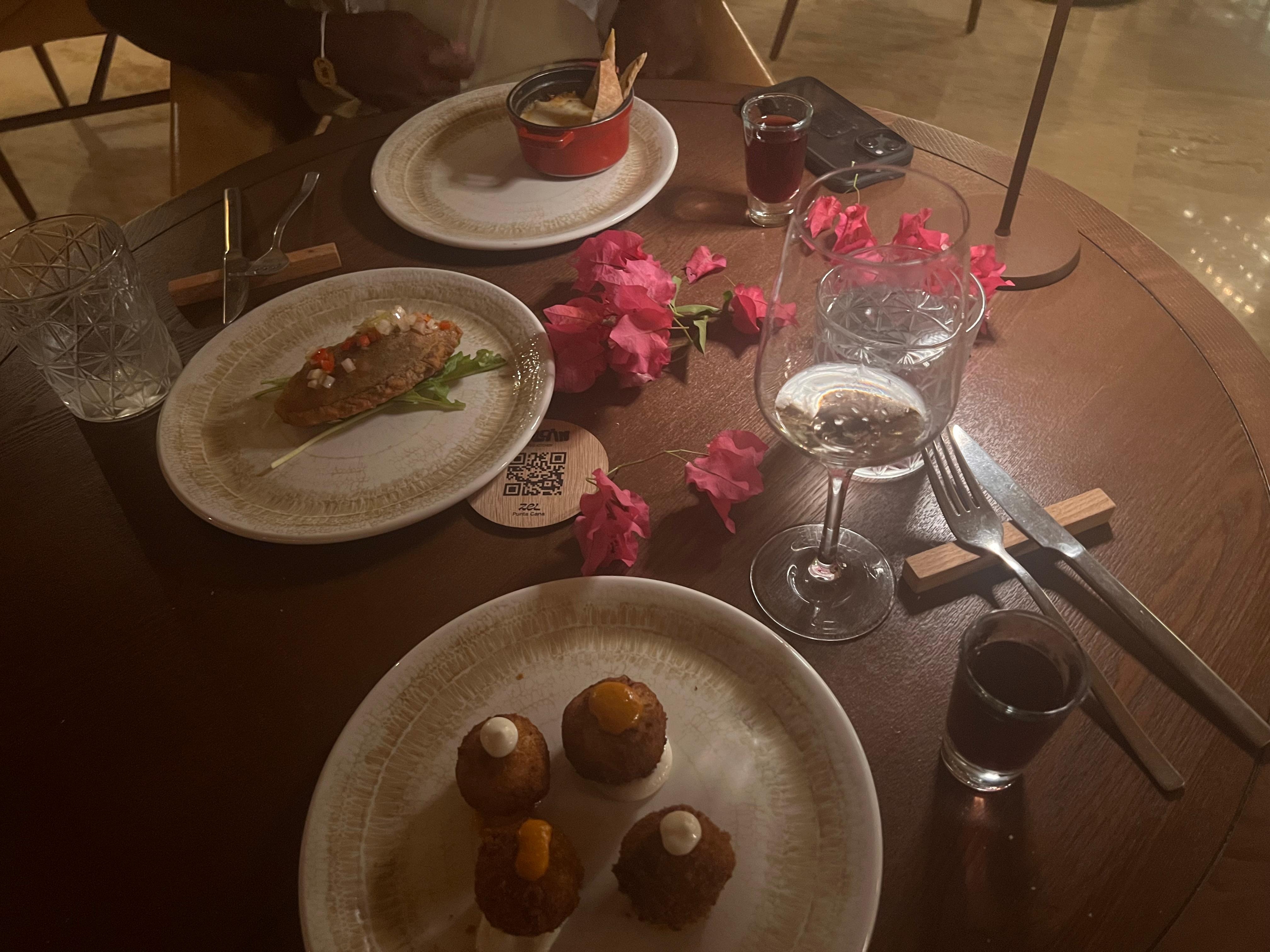 Birthday dinner at Volcán