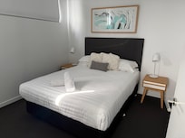 Second bedroom- 1 hand towel without a holder and 2 shower towels- told we needed to buy washcloths if wanted