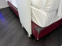 Verschlissen.