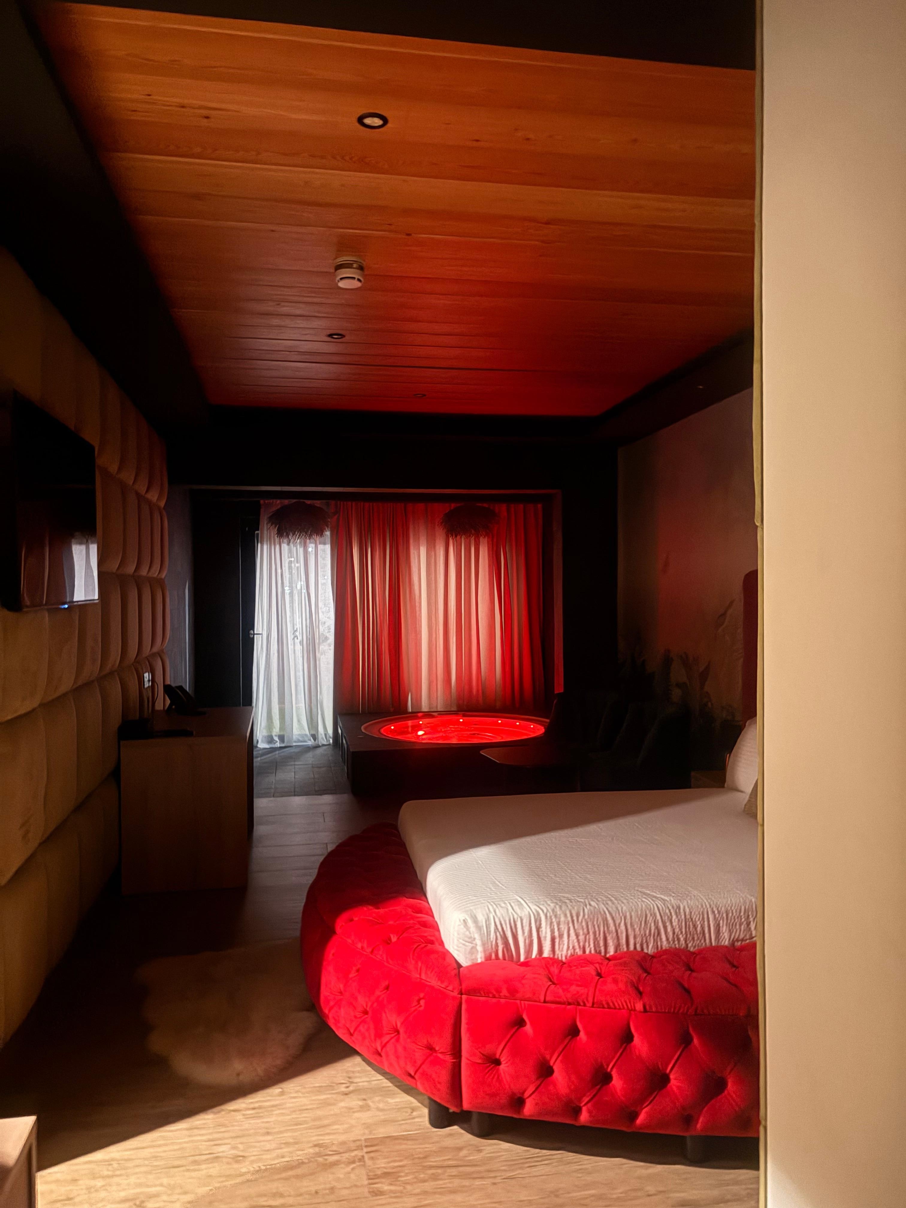 Room 001, had a lovely private balcony that was straight onto the private beach 