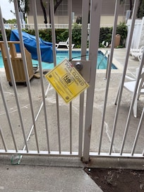 Pool was obviously out of service for a while.