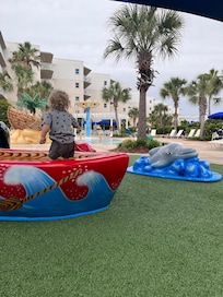 The toddler playground right outside our condo