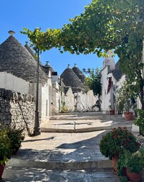 Trulli houses in Rione aia Picola