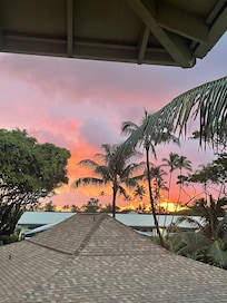 Sunrise from our balcony