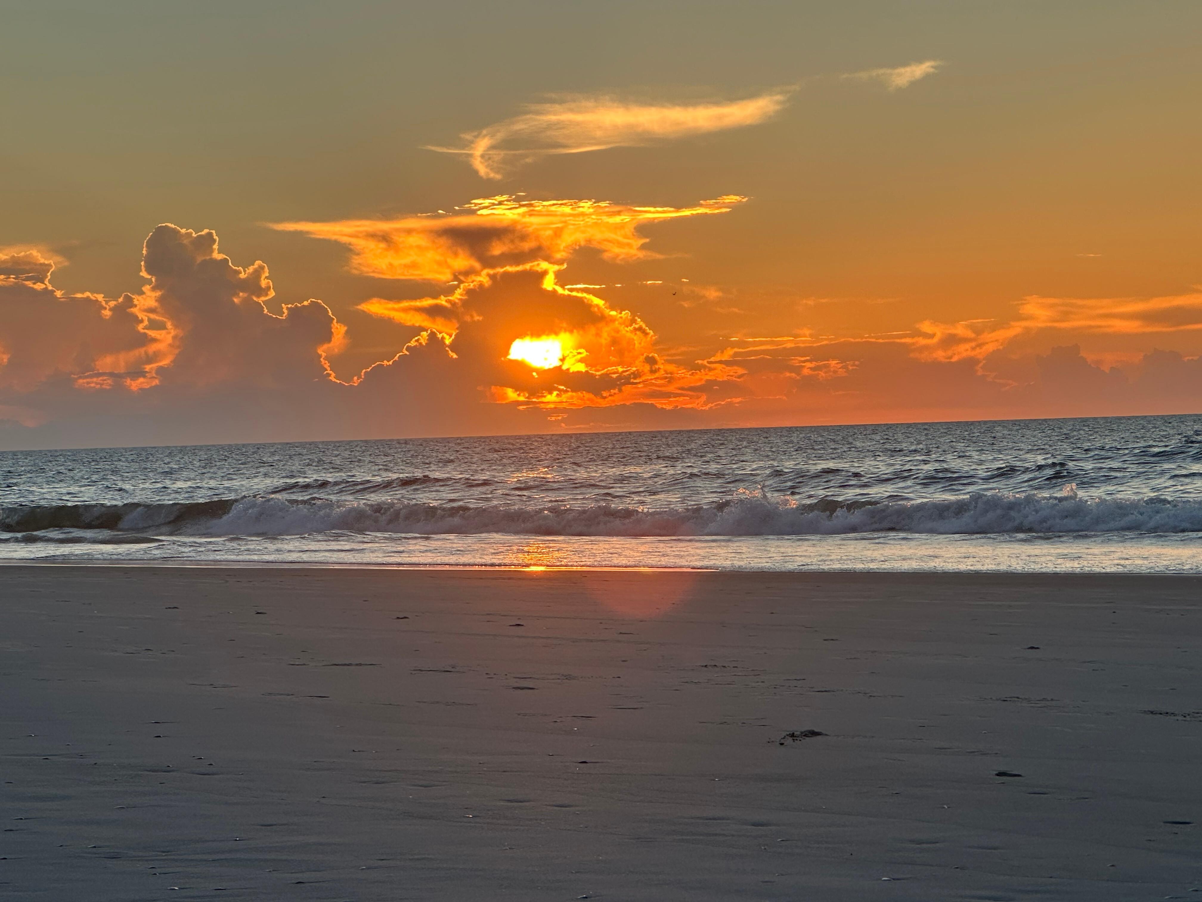Breathtaking sunrise from the balcony!