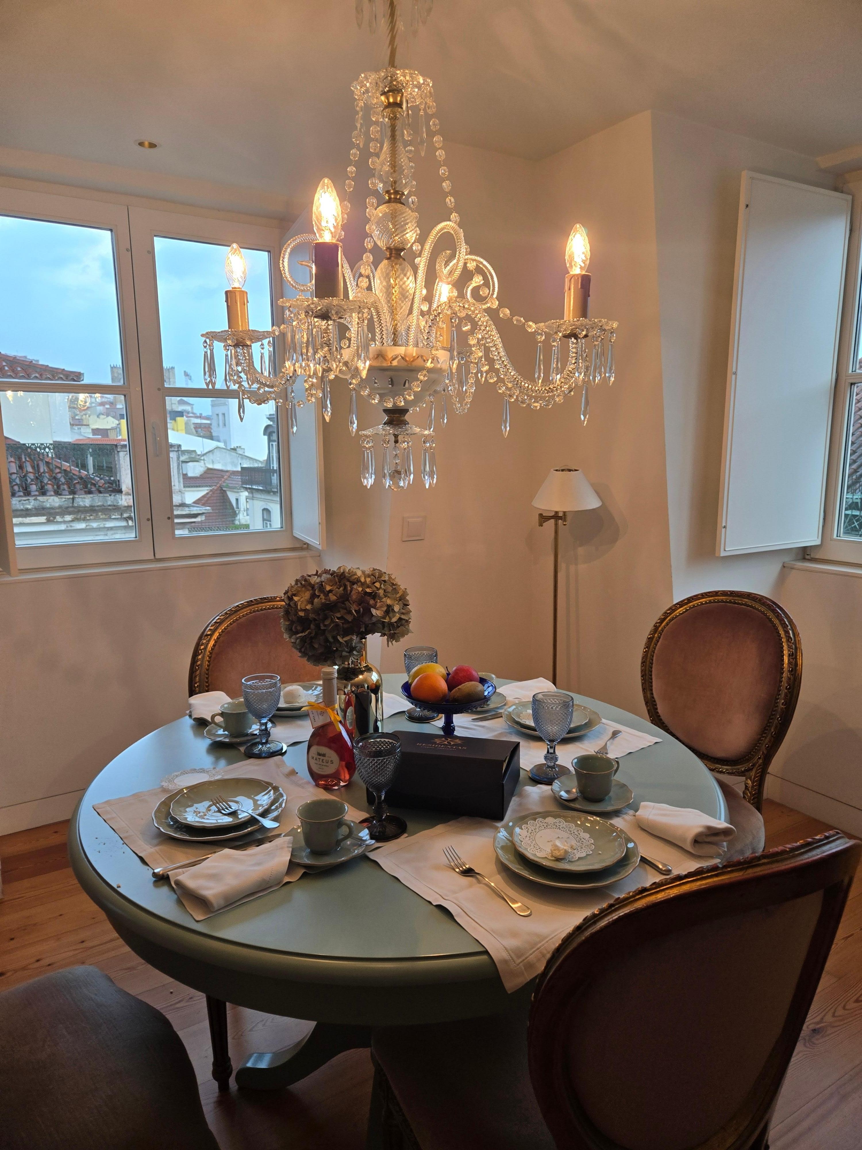 Downstairs dining area
