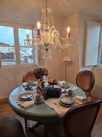 Downstairs dining area