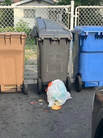 Garbage upon arrival