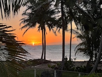 I captured the beautiful sunrise every day from the back porch.