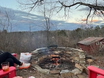 Beautiful view from the firepit.