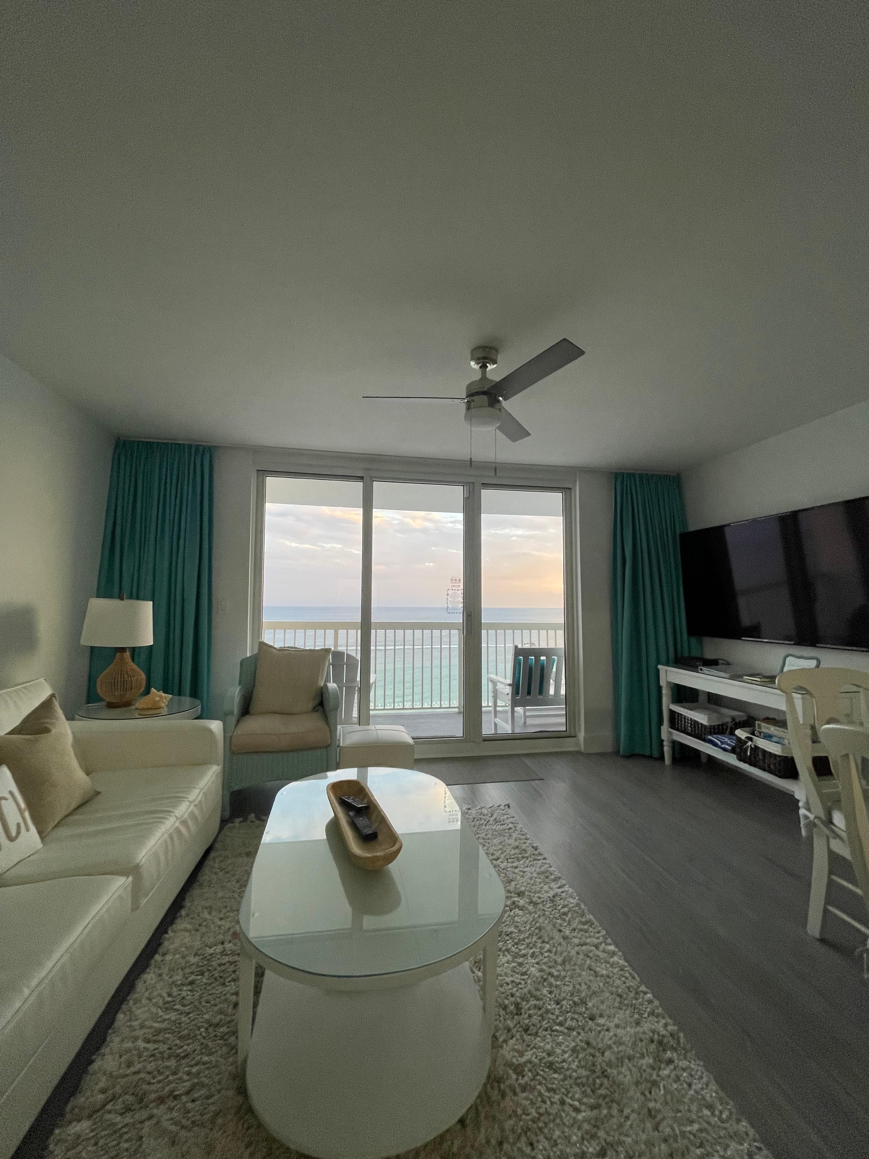 Picture of living room upon arrival