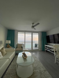 Picture of living room upon arrival
