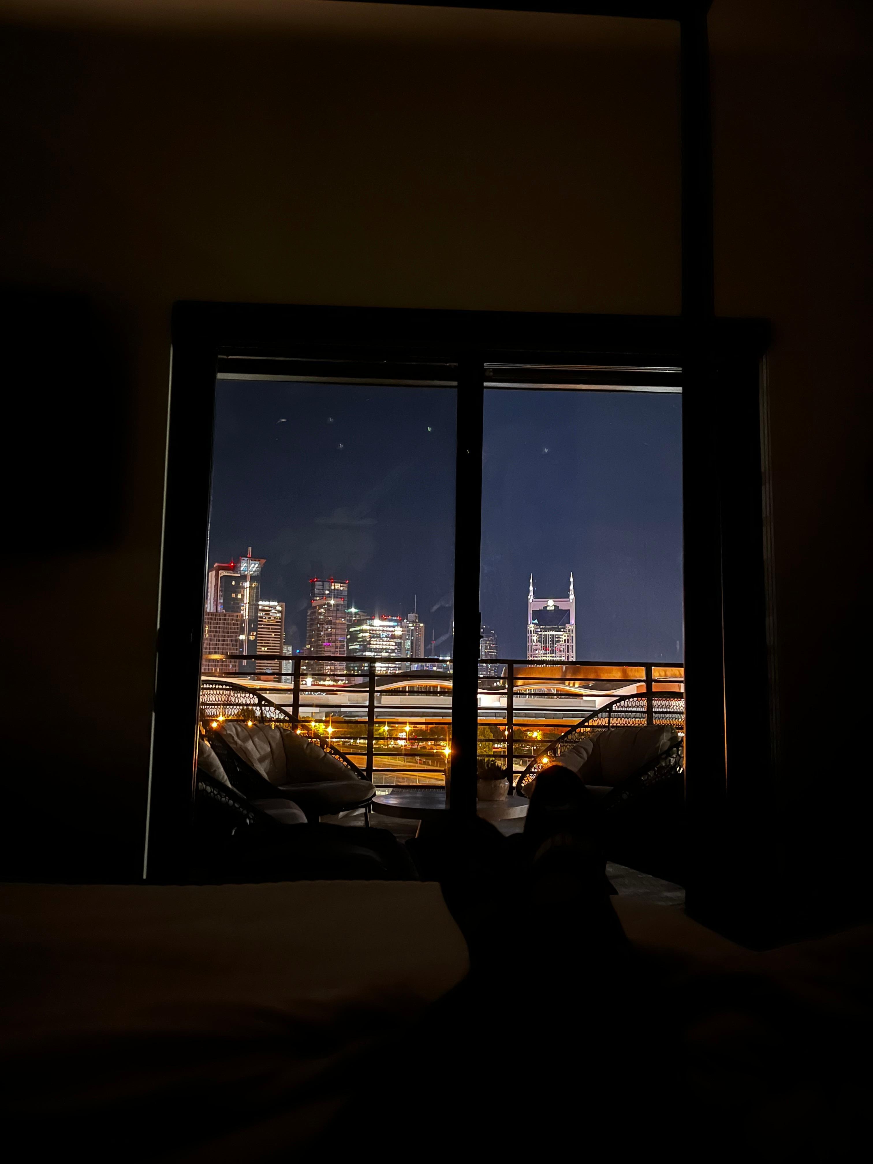 View from the master bedroom. 