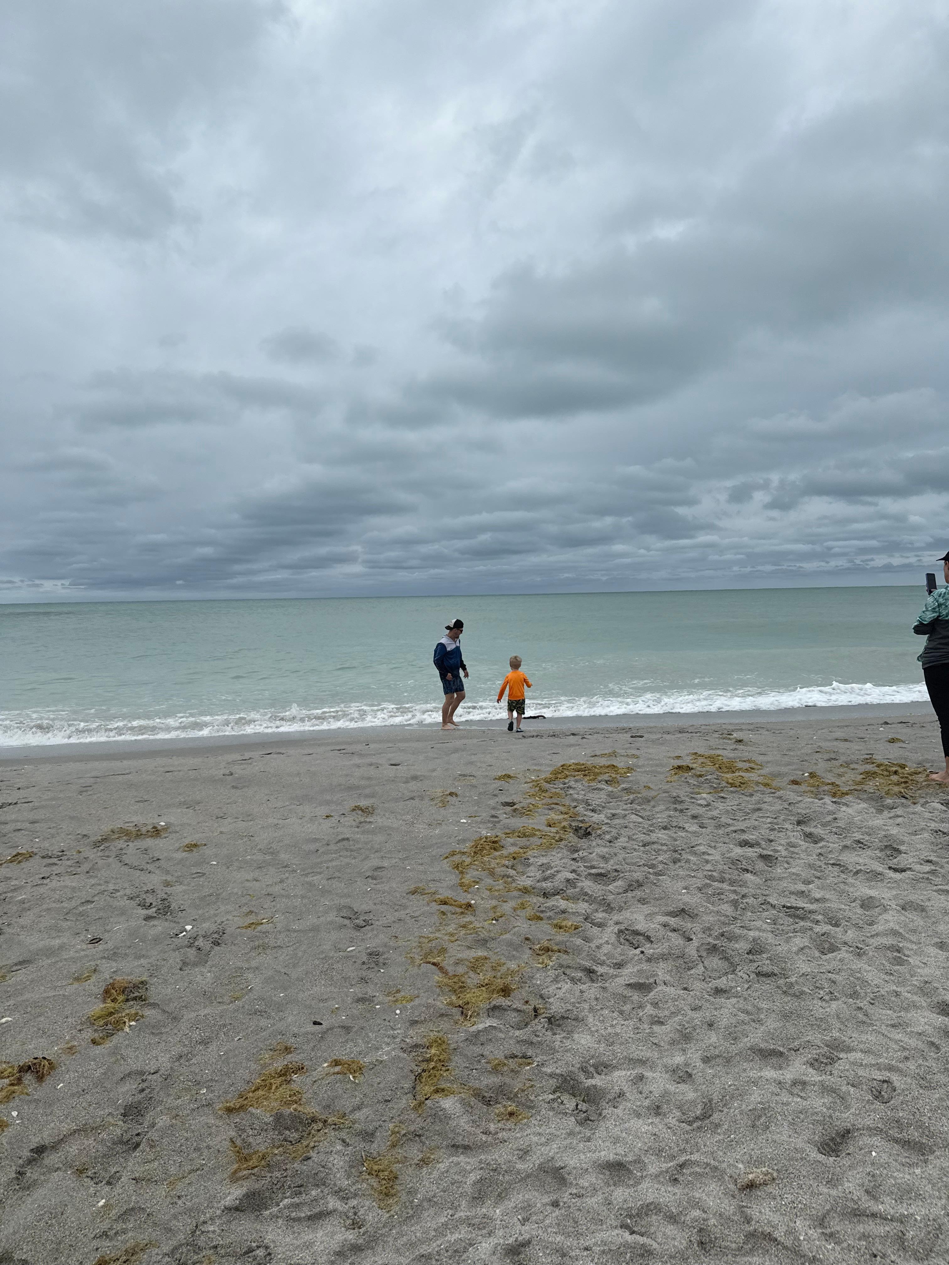 Private beach area. 