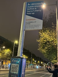 Stop for the airport bus is a 2 minute walk from the front door of the hotel!