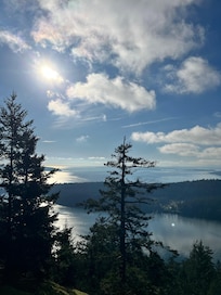 View from the Mount Norman summit. Take a snack up there on a sunny day for a little rest before continuing.