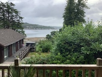 The view from the front of the lodge.