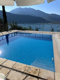 View from villa overlooking the bay