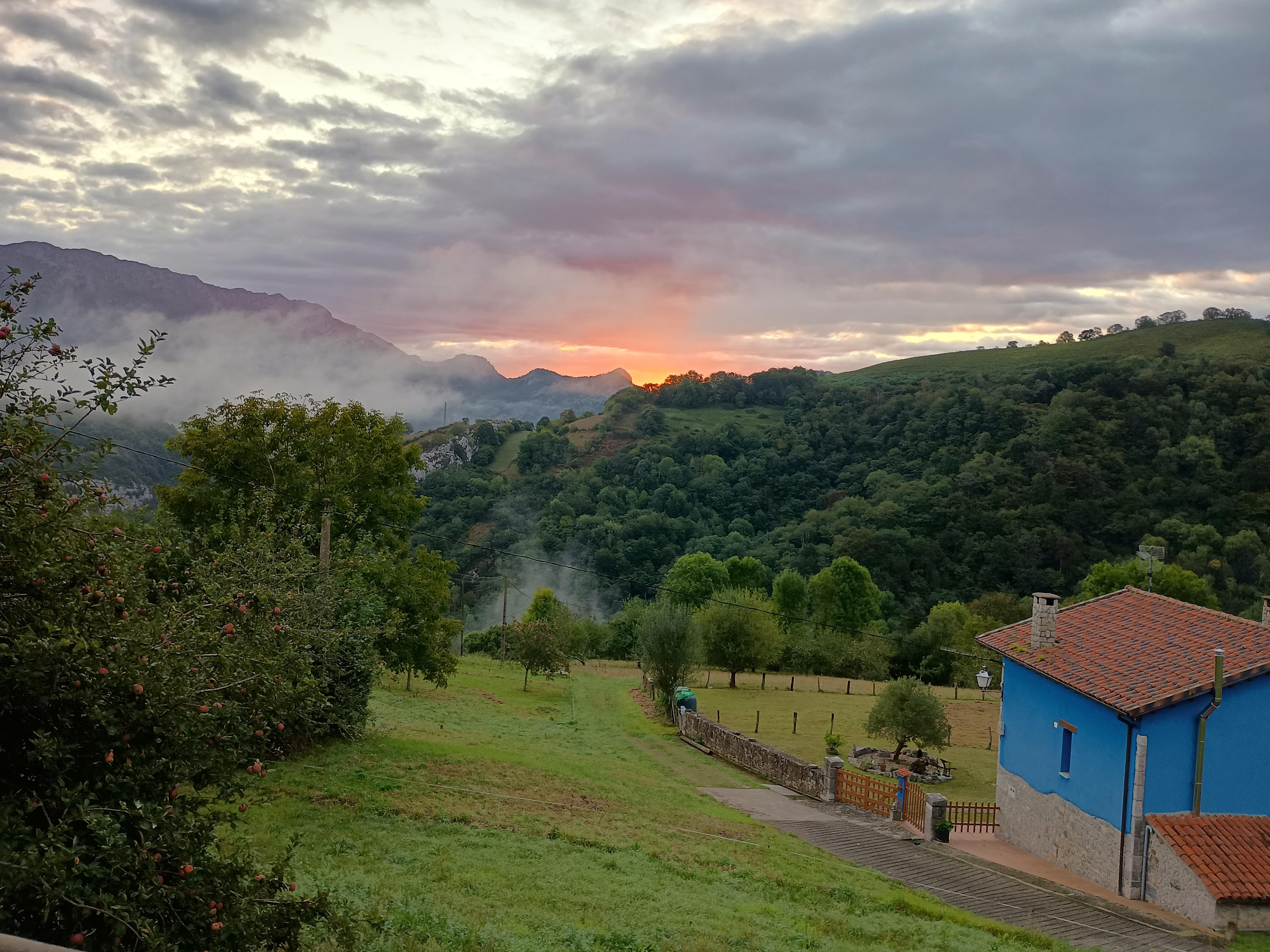 Sunrise from the balcony