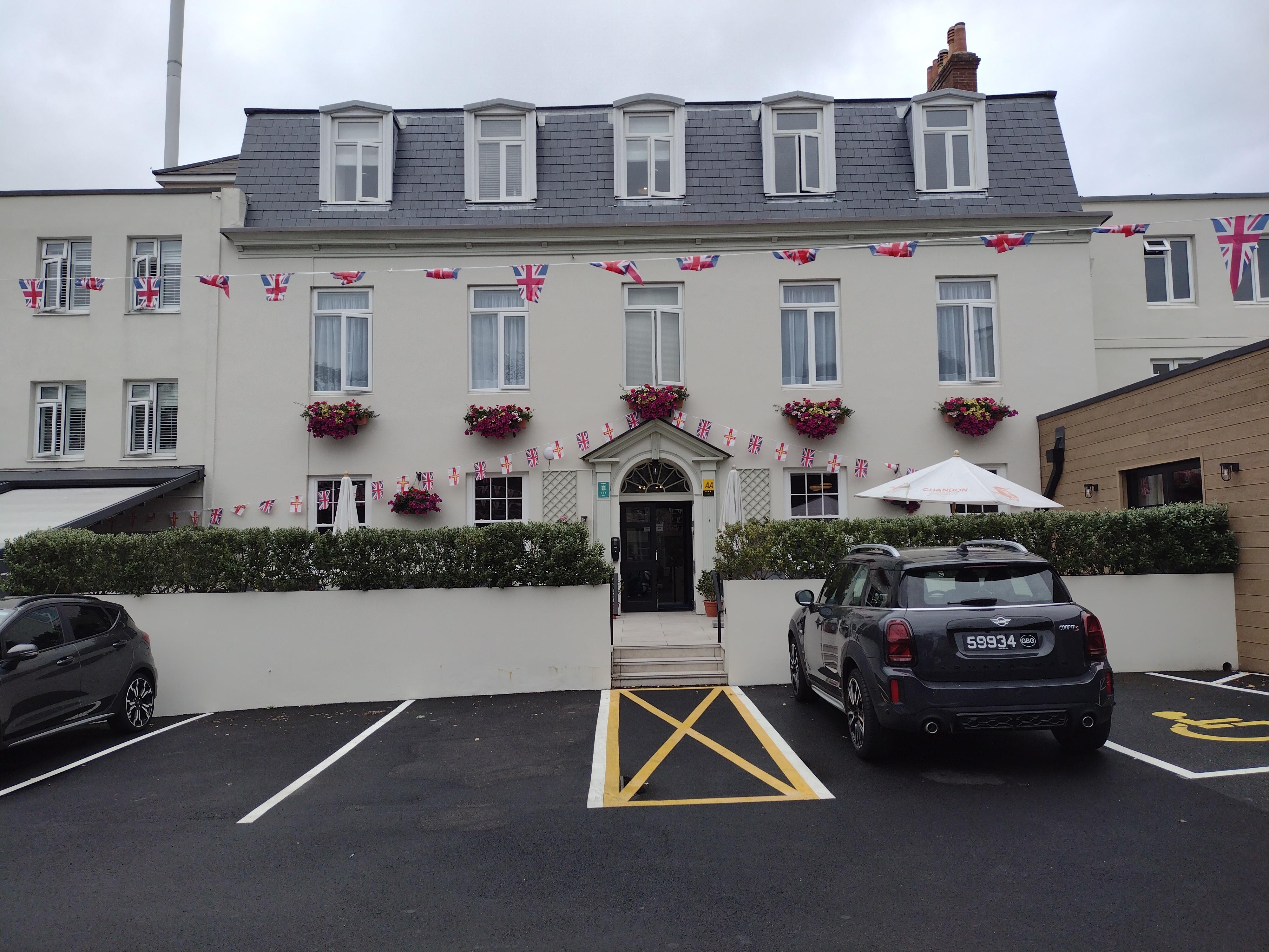 Beautiful hotel inside and out 
