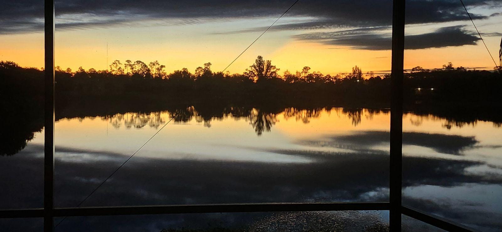 The view from the pool/lanai.