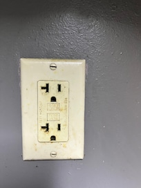 Old outlet. Theres one next to an old phone land.