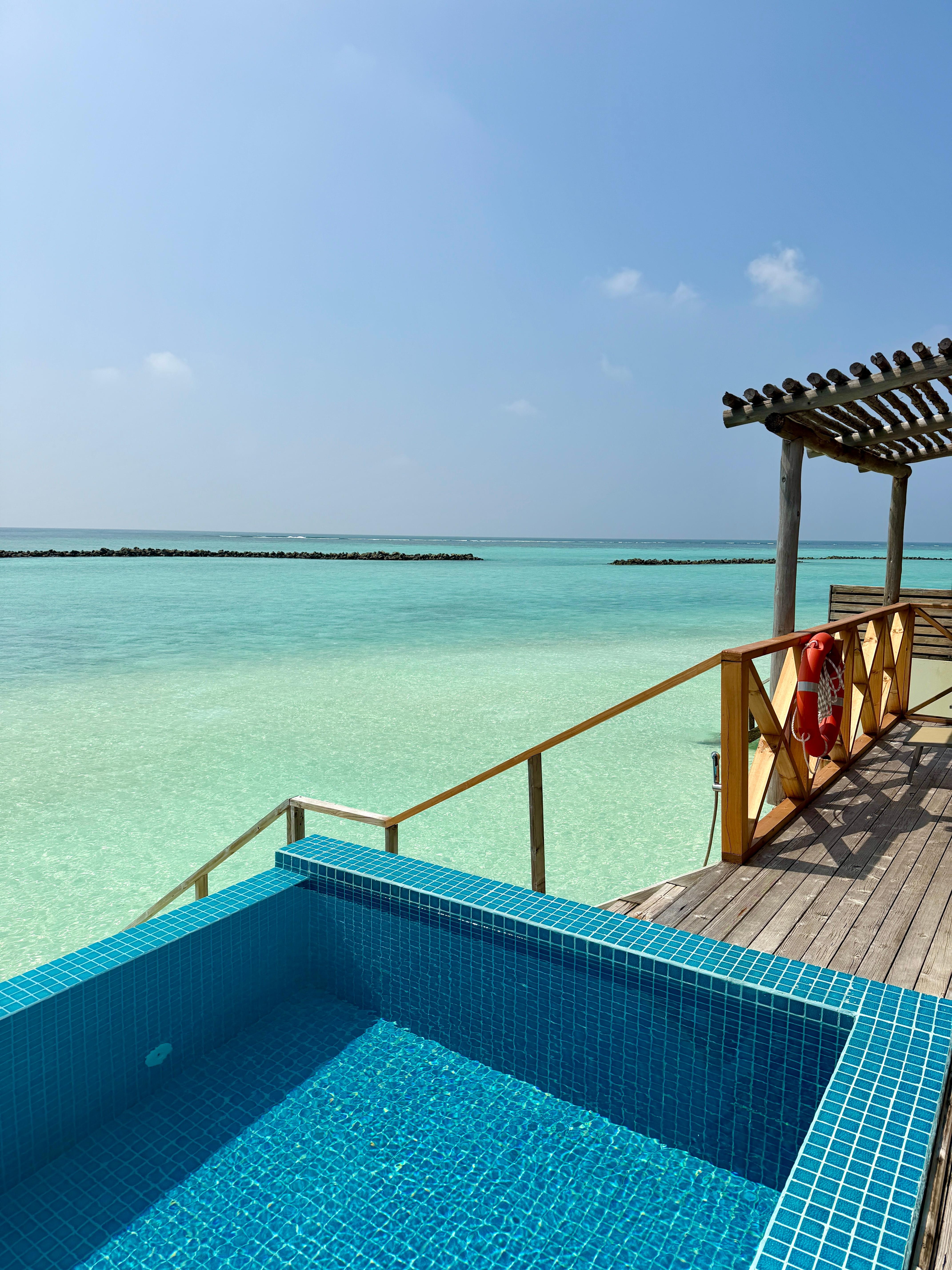 View of our Bungalow with Pool