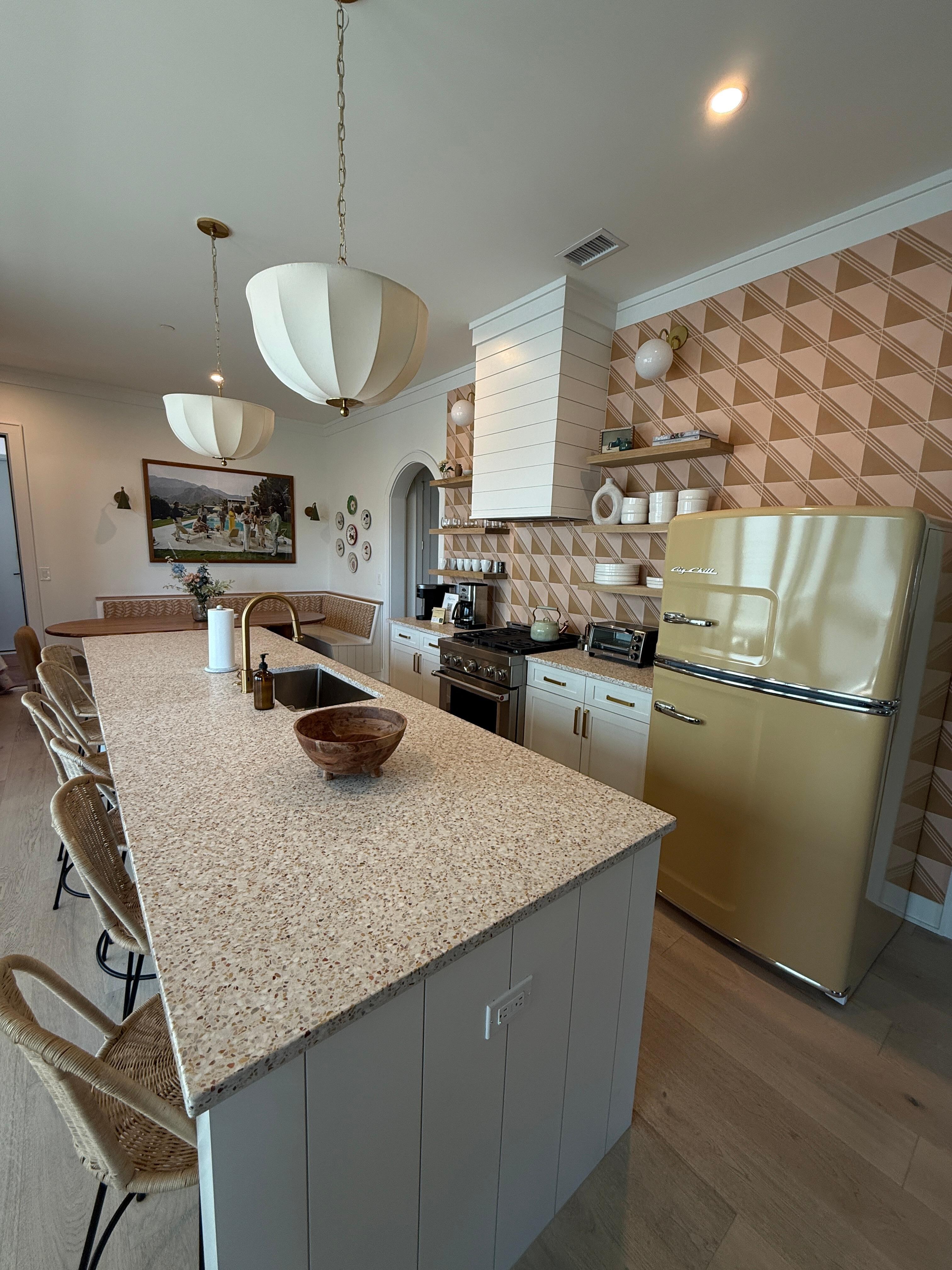 fully updated mid century modern kitchen 