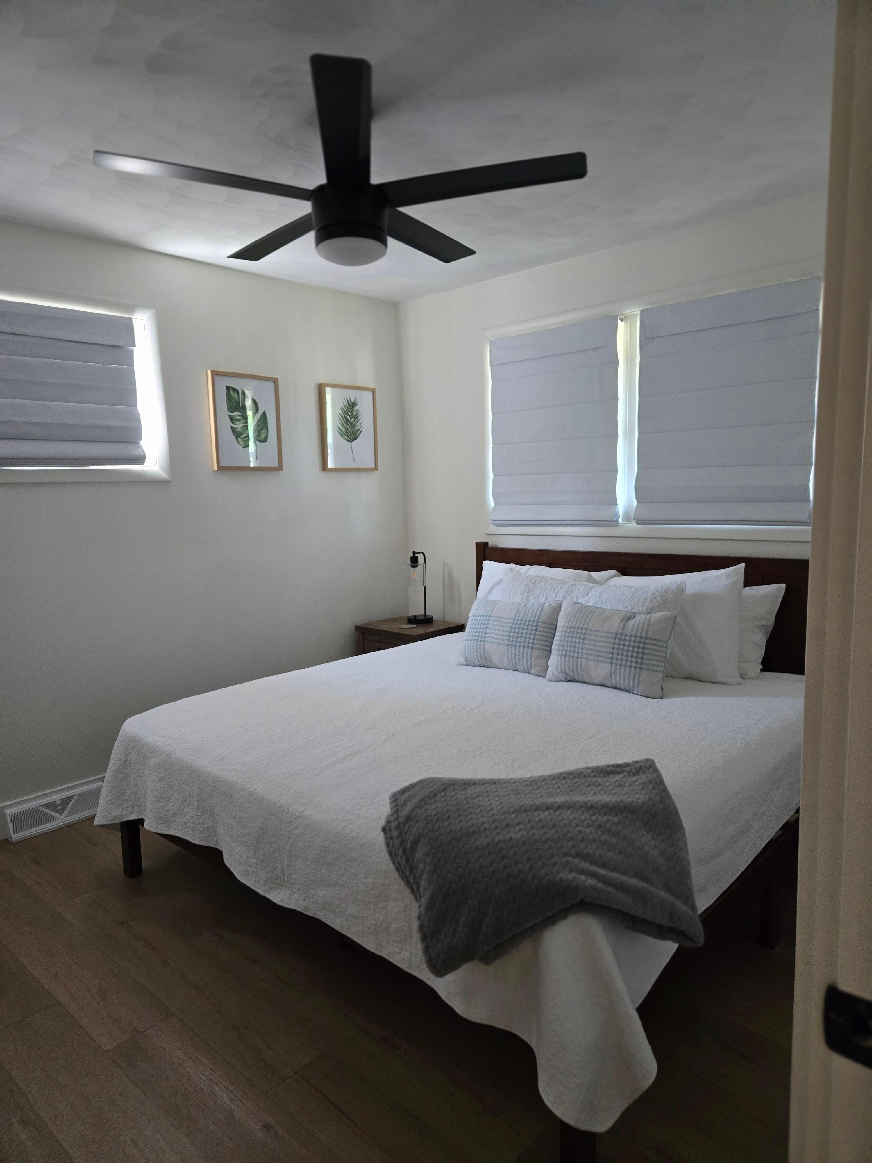 Three bedrooms with king bed accommodations