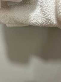 Dirty towels had hair and stains