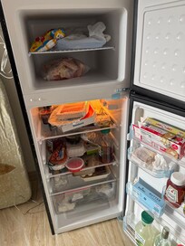 Freezer fish and chicken , items in fridge thrown out a 2nd time