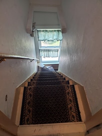 Inside stairs & hallway to 3rd fl apt