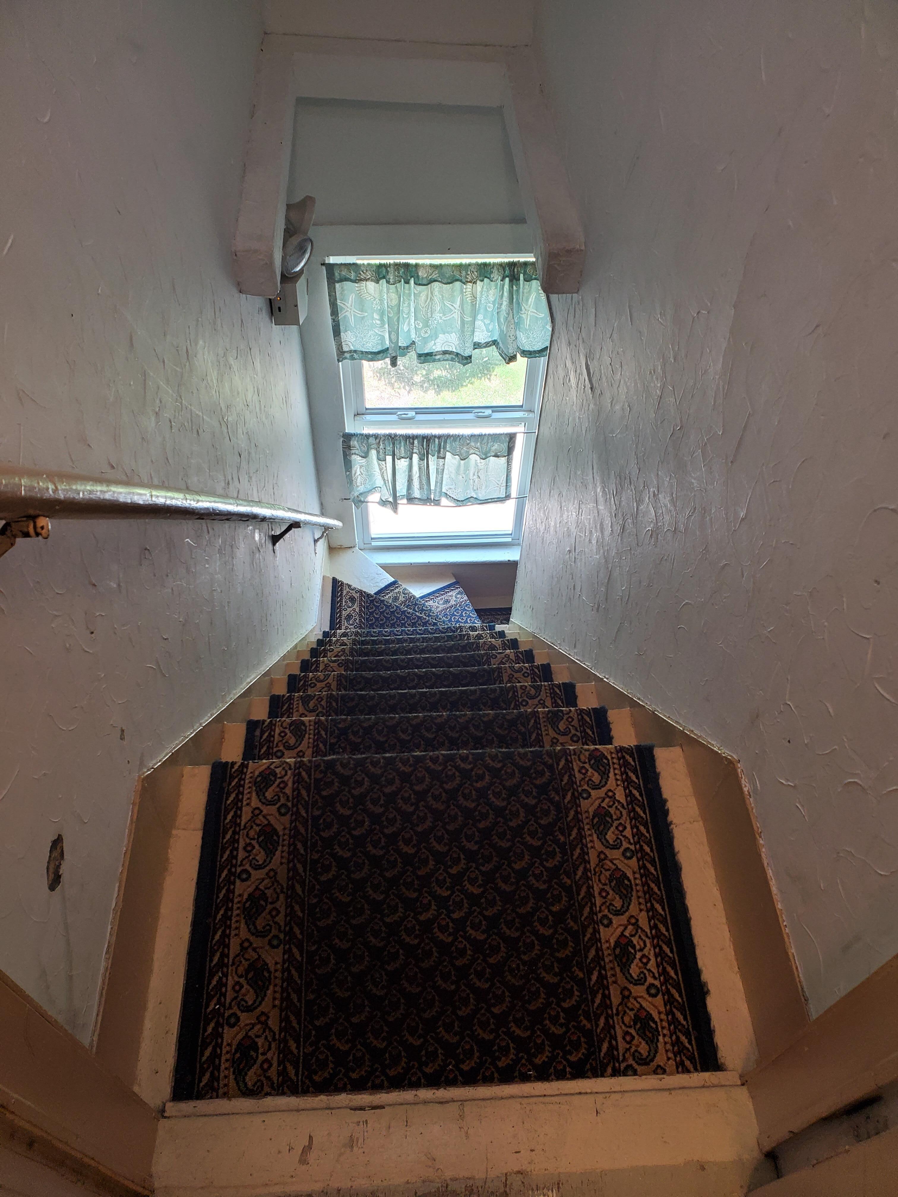 Inside stairs & hallway to 3rd fl apt